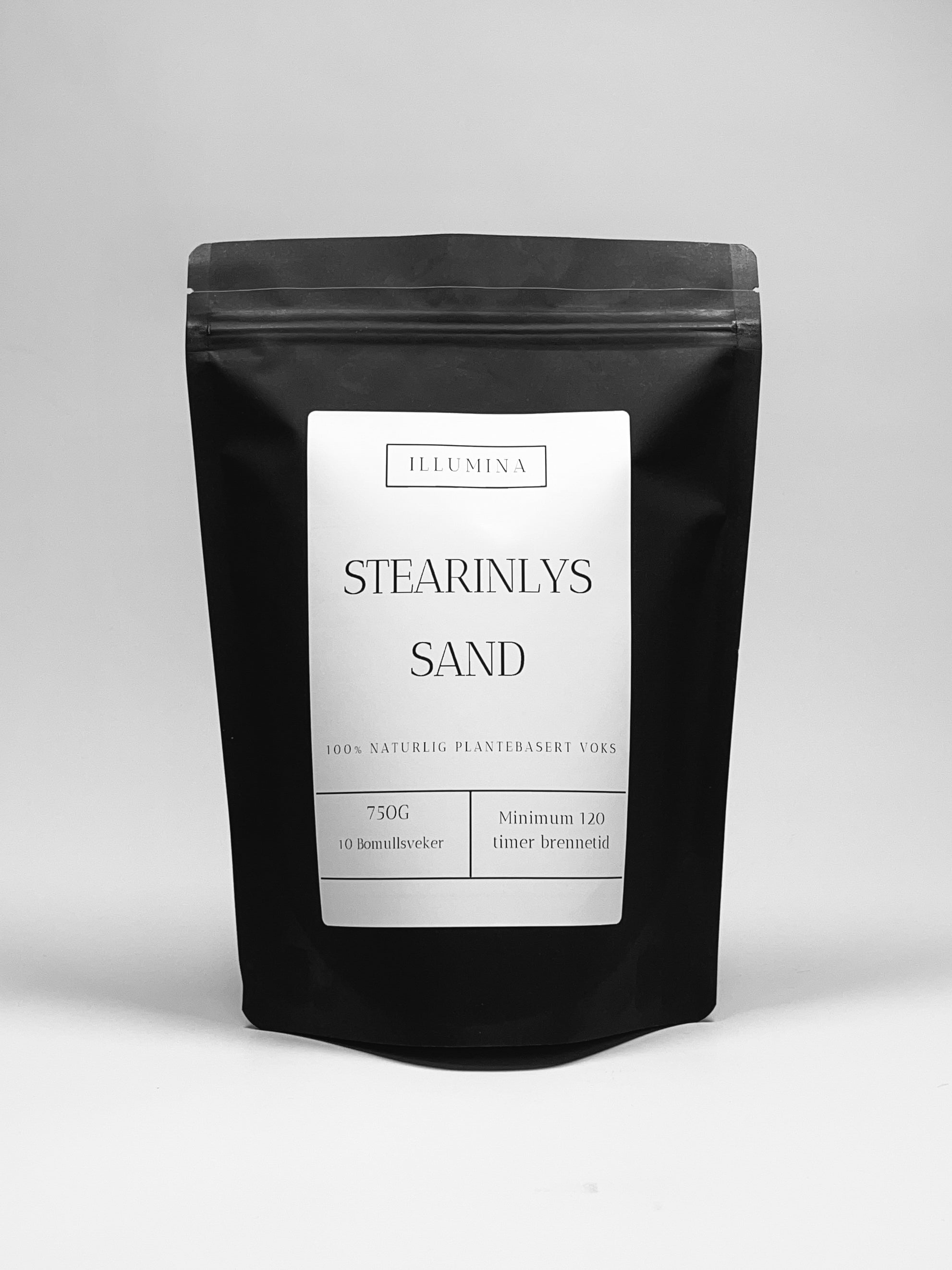 750G stearinlys sand + 10 veker